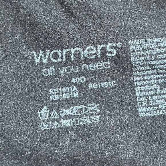 Warners All you need underwire bra 40D black - Picture 3 of 3